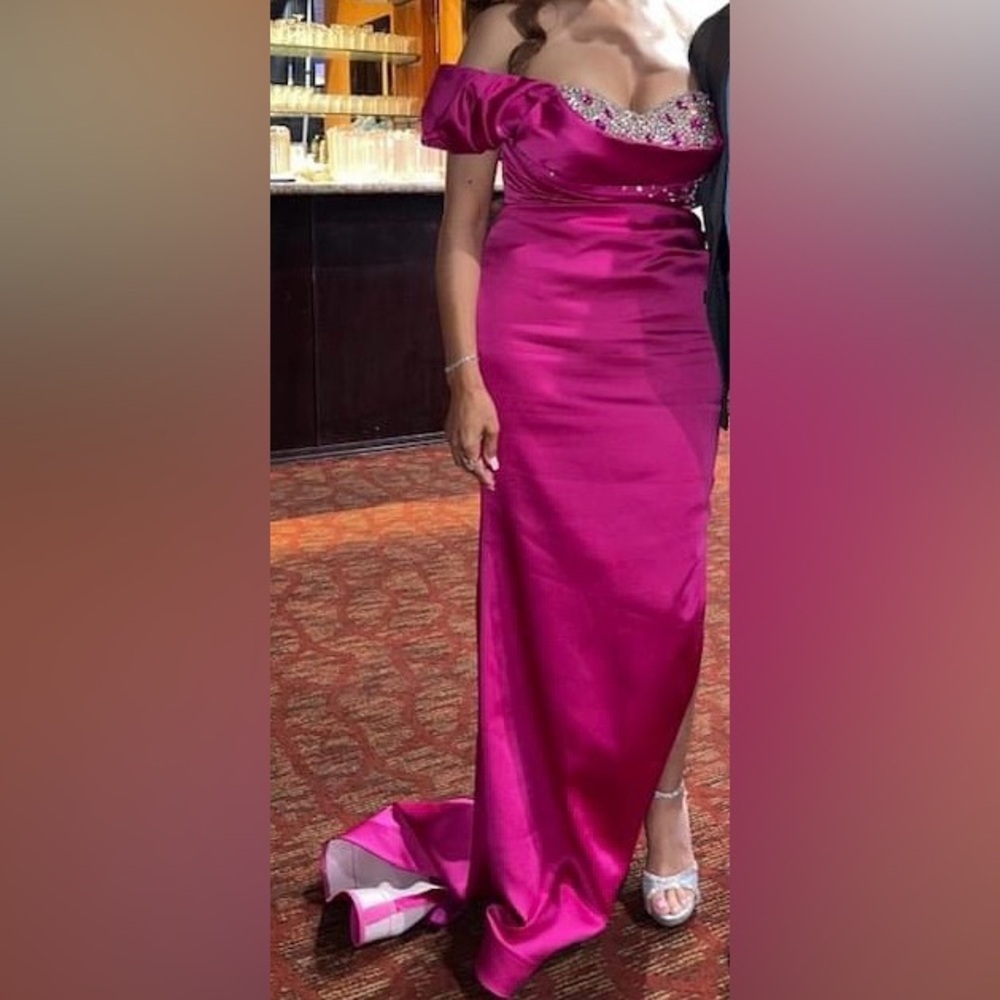 Elegant Pink Women's Dress